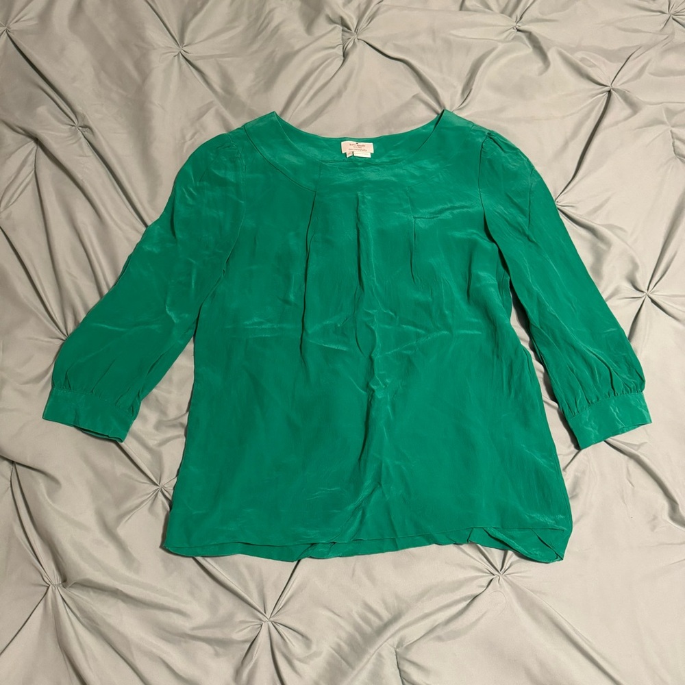Kate Spade Vibrant Green Blouse